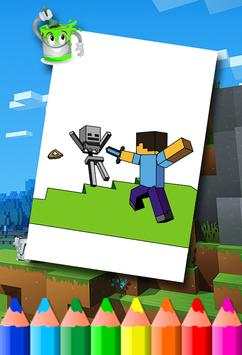 Minecraft Coloring Pages screenshot 7