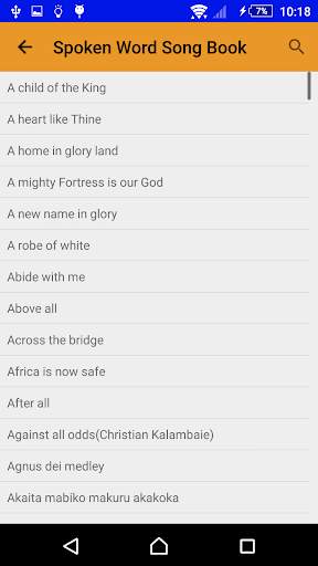 Spoken Word Ministry Song Book screenshot 4