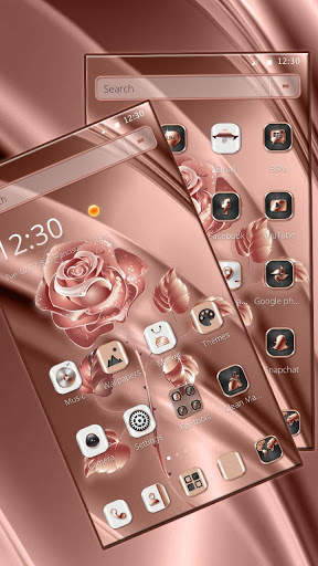 Rose Gold Rosette Theme screenshot 5