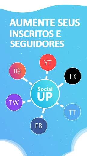 SocialUP - Inscrito e seguidor स्क्रीनशॉट 1