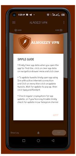Almoizzy VPN Tunnel screenshot 3