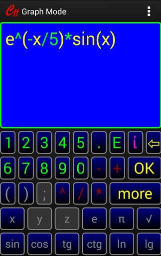 Calc for func screenshot 2