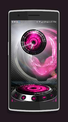 Alien Pink Next Launcher theme screenshot 4