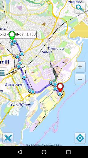 Map of Wales offline screenshot 2