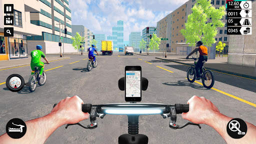Extreme Bicycle Racing 2019: Highway City Rider screenshot 11