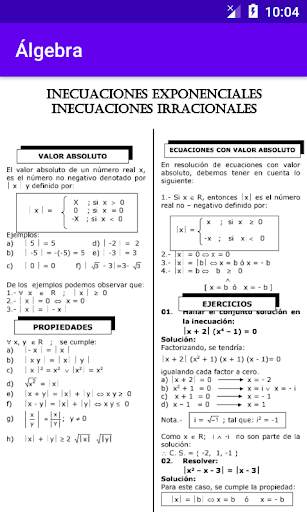 Álgebra Preuniversitario screenshot 7