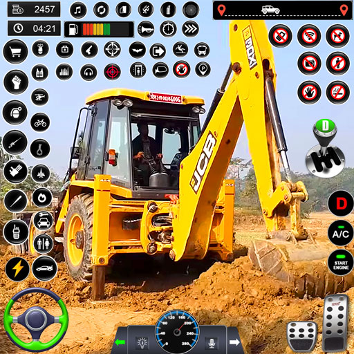 JCB-Konstruktion simulator 3d icon