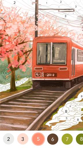 Colorscapes® - 数字で塗り絵＆色塗りゲーム screenshot 7