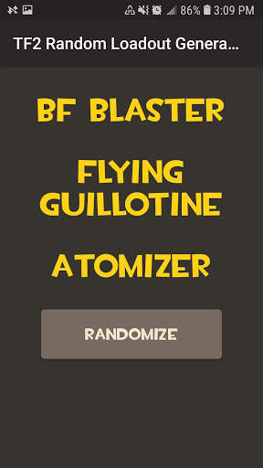Random Loadout Generator for TF2 3 تصوير الشاشة