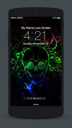 Neon Lock Screen screenshot 6