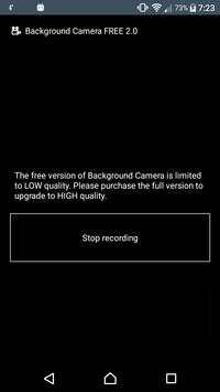Background Camera FREE screenshot 2