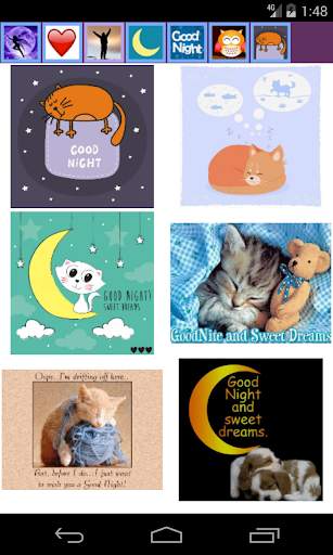 Good Night Card, GIF, Video screenshot 3