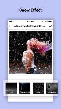 Nature Photo Effect Video Maker with Music screenshot 1