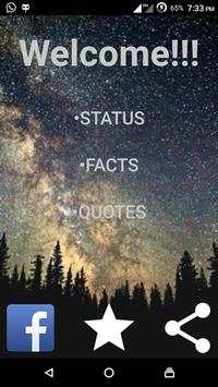 Status Facts Quotes screenshot 1