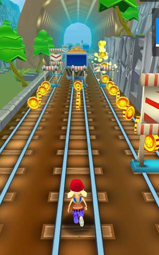 Subway Runner Bus Rush Running Track screenshot 1