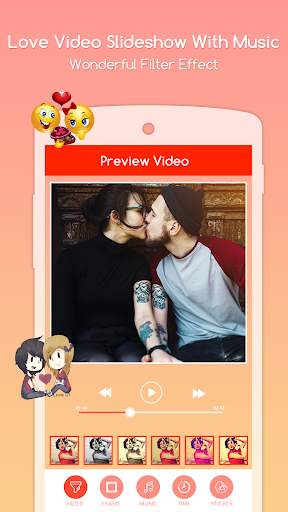 Love Slideshow Maker With Music : Movie Maker screenshot 1