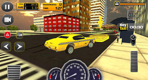 Extreme City Crazy Taxi Game screenshot 1