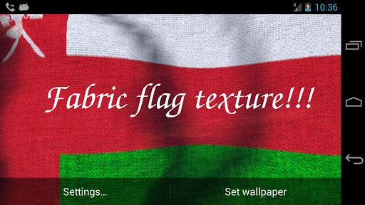 Oman Flag Live Wallpaper screenshot 6