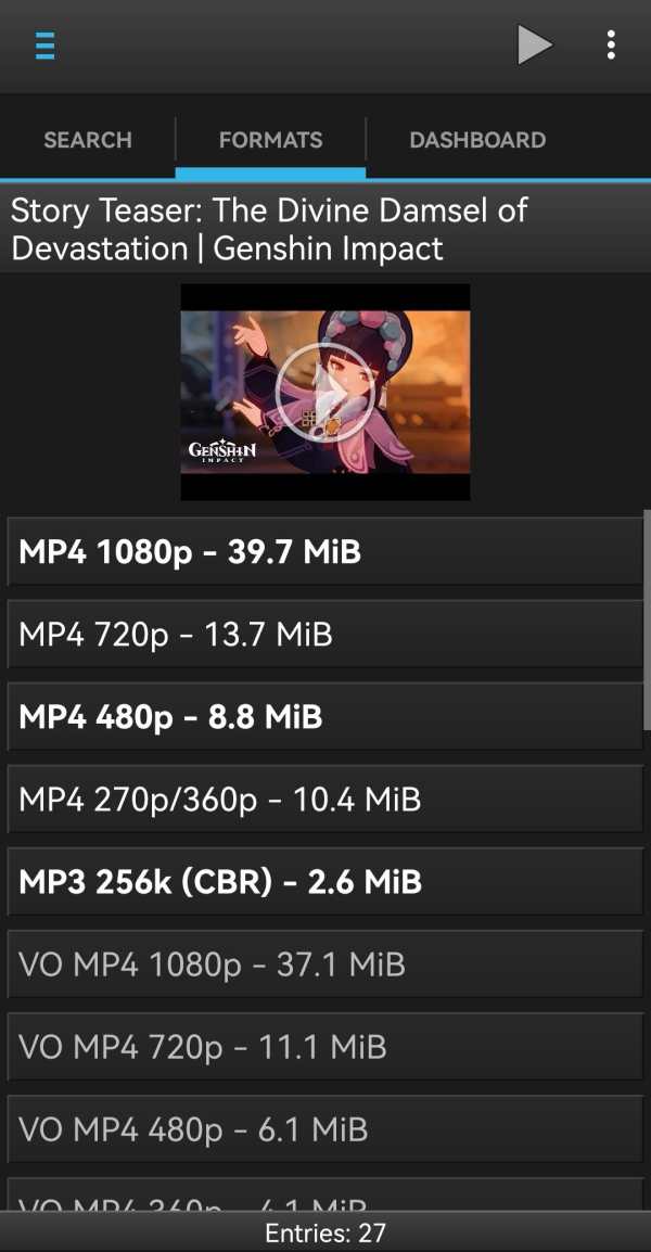 Dentex YouTube Downloader screenshot 2