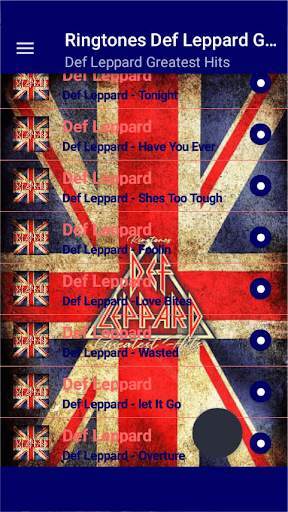 Ringtones Def Leppard Greatest Hits screenshot 6