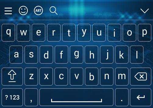 Keyboard For PSG Theme скриншот 5