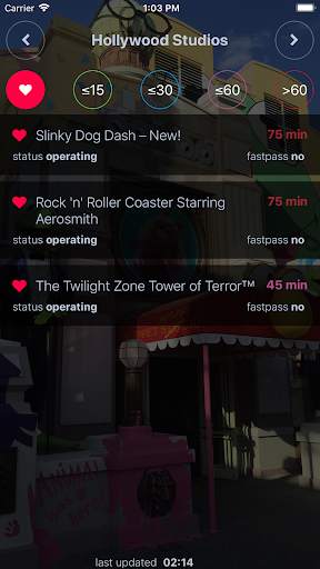 Wait Times at Disney World screenshot 4