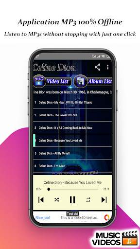 CELINE DION - Offline MP3 & Video Album Collection screenshot 3
