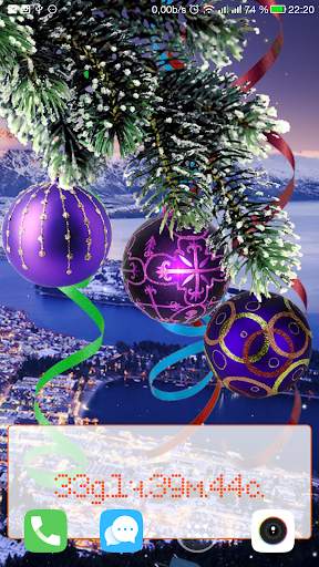 Christmas live wallpaper screenshot 1
