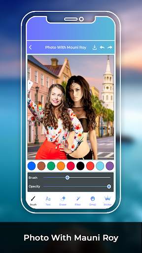 Photo With Mouni Roy screenshot 1