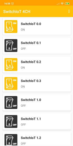 SwitchIoT 4CH - WiFi Switch Online screenshot 1