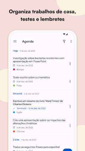 Agenda Escolar - horário screenshot 1