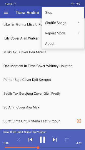 Kumpulan Lagu Tiara Andini Offline screenshot 3