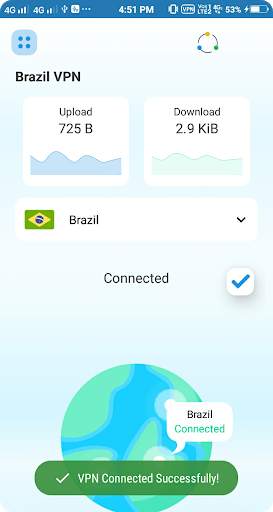 Brazil VPN - Free VPN - Secure VPN screenshot 1