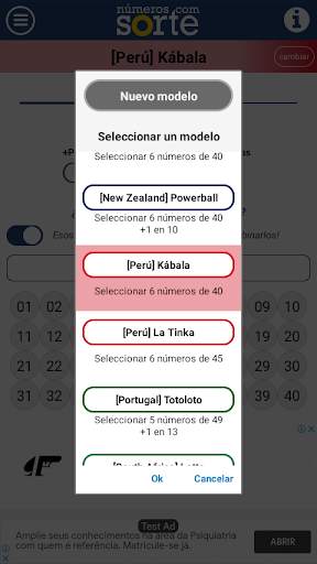 Números de la suerte: combinaciones para loterías screenshot 6