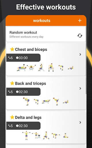 Home workouts with dumbbells screenshot 9