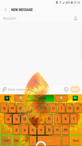 Sunflower Keyboard 🌻 screenshot 3