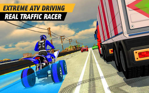 Light ATV Quad Bike 2019: Highway Racing Games screenshot 4