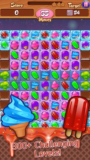 Ice Cream Frozen Mania: Free Match 3 Games Offline screenshot 2
