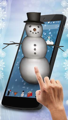 Snowman 3D Theme screenshot 2