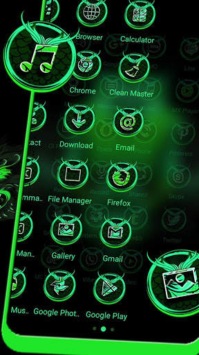 Angry Owl Green Theme स्क्रीनशॉट 4