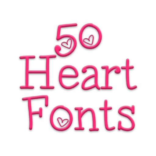Hearts Fonts Message Maker icon