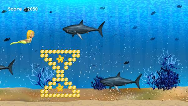 Mermaid Shark Attack screenshot 5