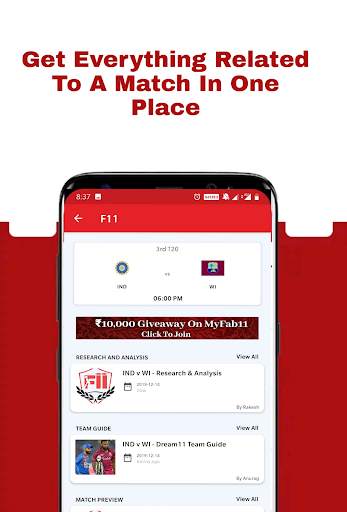 F11Sports - Daily Fantasy Tips screenshot 8