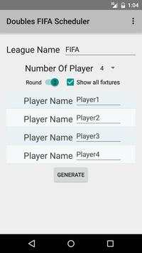 Doubles FIFA Scheduler screenshot 5