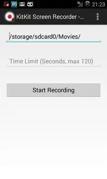 KitKat Screen Recorder screenshot 1