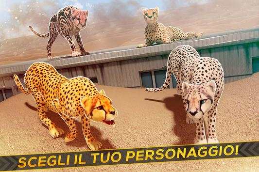 Leopardi contro Leoni! Gioco di Corsa Selvaggio screenshot 3