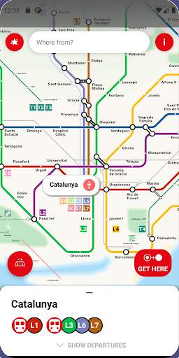 Barcelona Metro Map & Routing screenshot 6
