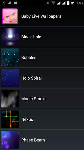 Baby Live Wallpapers screenshot 5