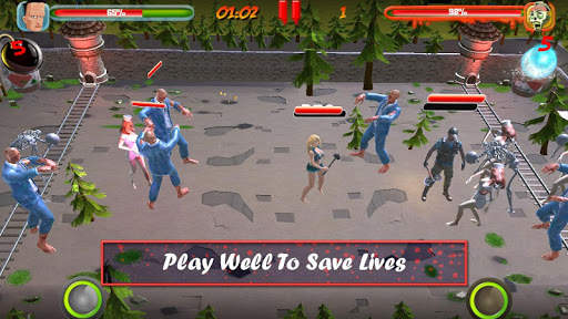 Zombie War vs. Train : AR Game screenshot 1