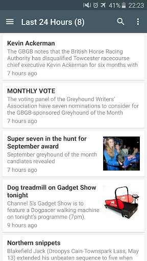 Dog Racing News screenshot 6